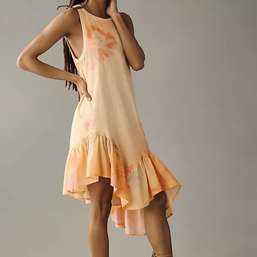 NWT Anthropologie orange dress
